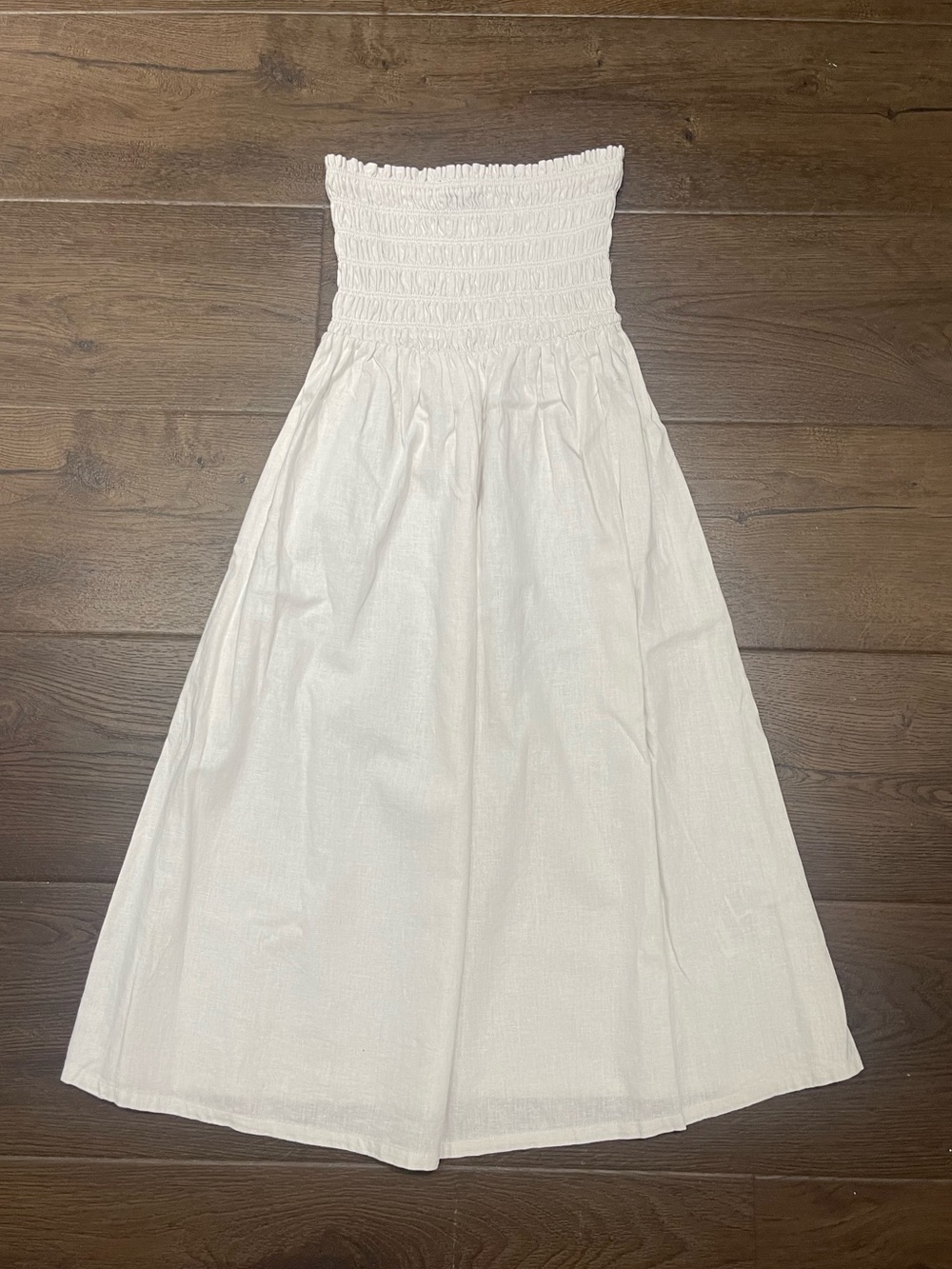 Forever 21 White strapless dress